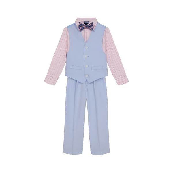 Nautica Boys' 4-piece Formal Suit Set with Vest, Pants, Collared Dress Shirt, and Tie - Image 2