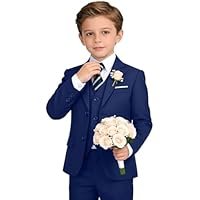 Boys Suit 4 Pcs Slim Fit Set Casual Suits Wedding Outfit Prom Jacket Vest Pant Tie Child Teen Dress Tuxedo Sets for Boy Kid - Image 2