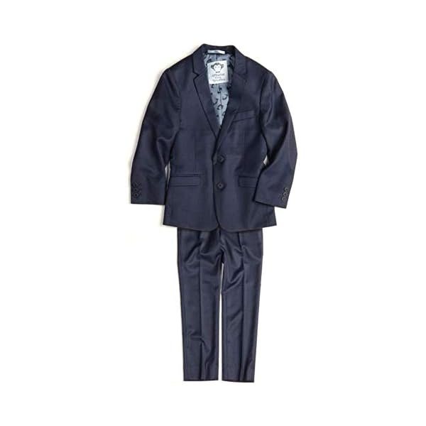 Appaman Big Boys' Two Piece Classic Mod Suit In Navy Blue - Image 2