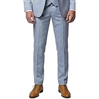 Men’s & Boys Glen Check 3-Piece Suit Tweed-Like Tailored Fit Father & Son Wedding Outfit - Image 2