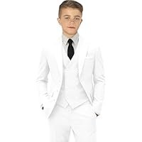 Boys Double Breasted Suit for Kids Tuxedo Boy Formal Suits 5 Pieces Wedding Guest Outfit Prom Dress Clothes - Image 3