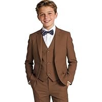 Boys' Suits Kids Formal Tuxedo Set for Toddler Boys 5 Piece Wedding Ring Bearer Outfit Easter Prom Suit Dress Clothes - Image 5