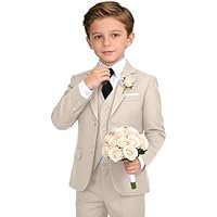 Boys Suit 4 Pcs Slim Fit Set Casual Suits Wedding Outfit Prom Jacket Vest Pant Tie Child Teen Dress Tuxedo Sets for Boy Kid - Image 5